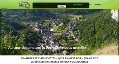 Desktop Screenshot of gite-rechassiere.fr